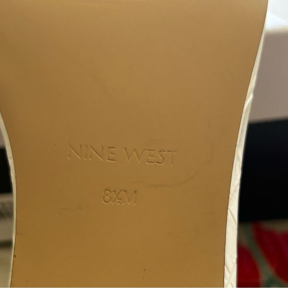 NINE WEST SANDALS NWT 8.5M🤍🩷 - Picture 10 of 14